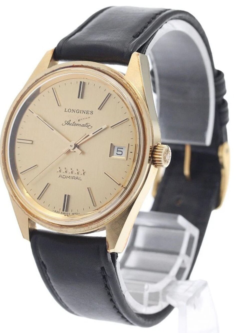LONGINES Admiral cal.L633.1 Date gold Dial Automatic Men's Watch